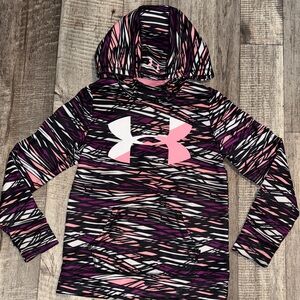 Under Armour Multicolor Patterned Hoodie- size YOUTH MD